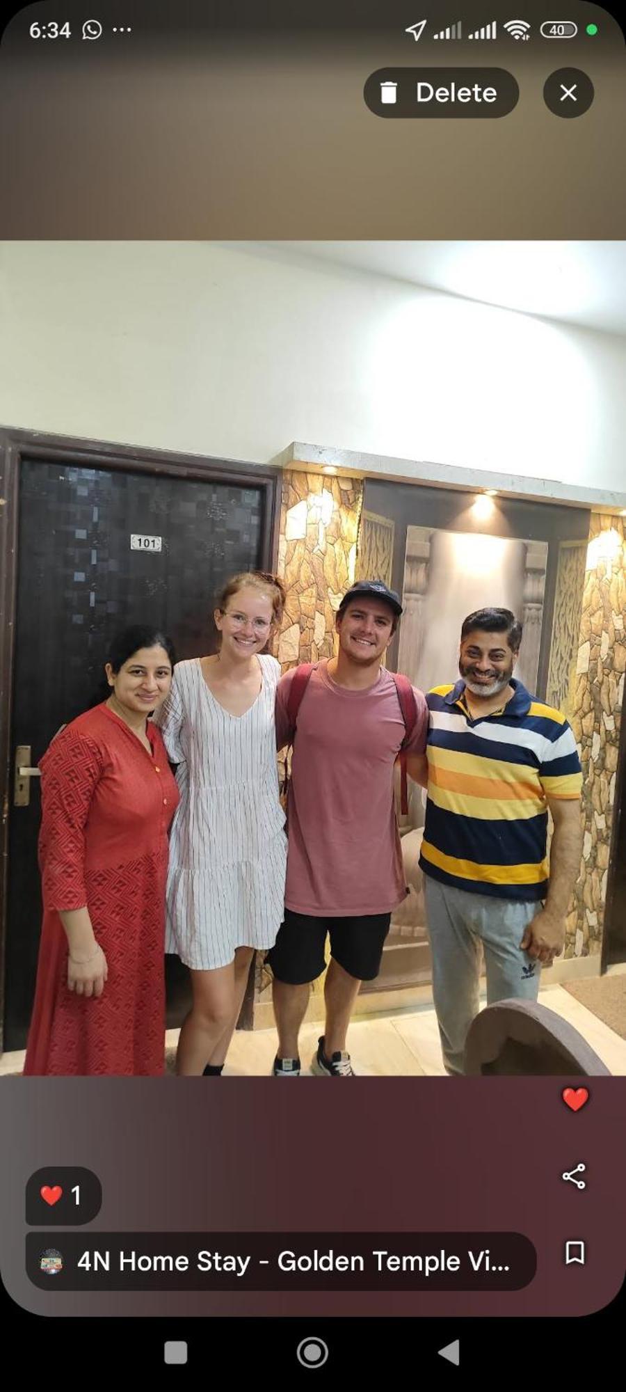 4N Homestay- Golden Temple View Amritsar Bagian luar foto